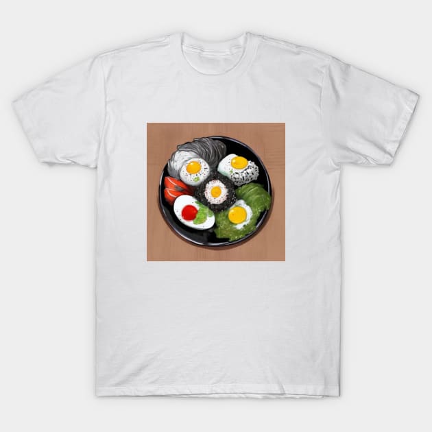 Bento Japanese Food Cuisine T-Shirt by Flowering Away